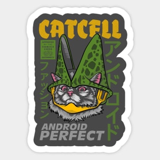 Cat Cell Android Perfect Sticker